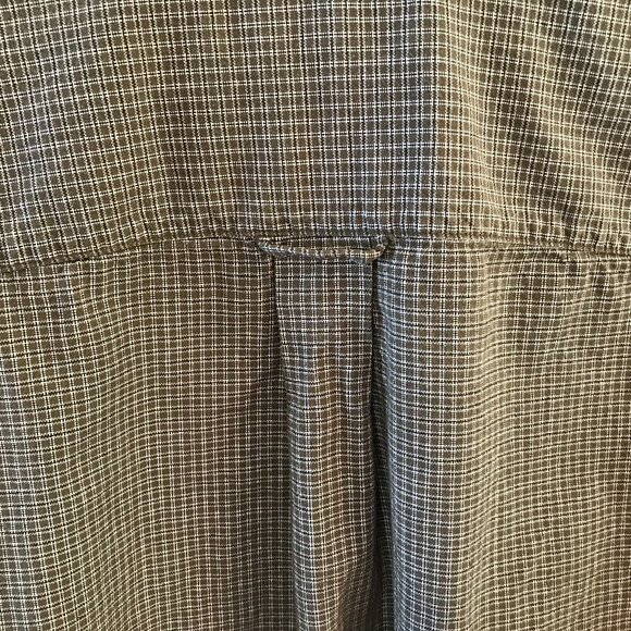 John Ashford Men’s Cotton Button-Down Shirt: Woven Brown Plaid, Size L - Picture 4 of 8